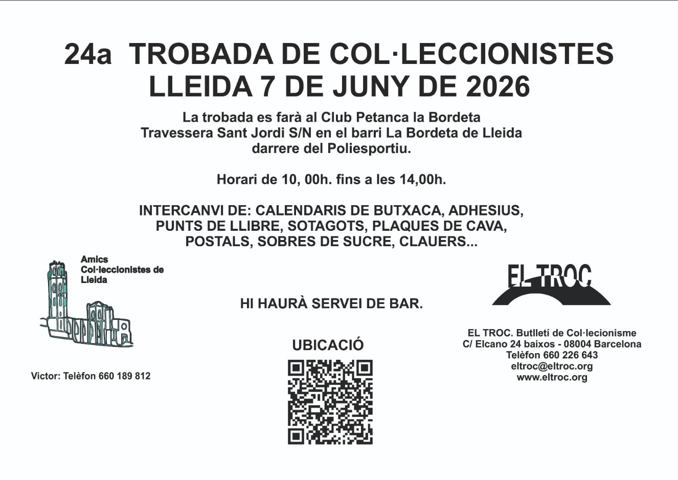 Fotos de la 24ª Trobada de Col.leccionistes en Lleida.