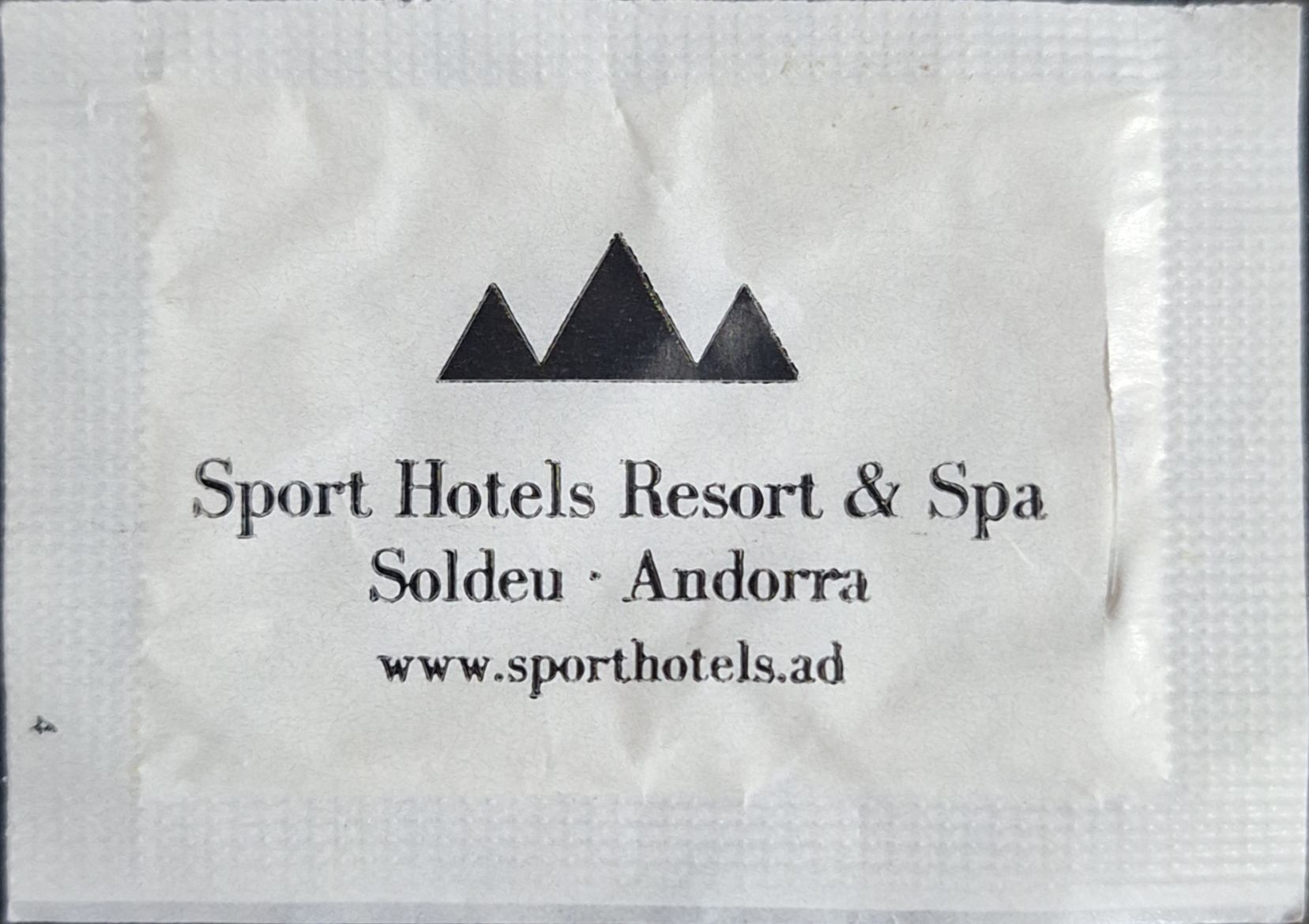 La meva col·lecció particular de sobres d'edulcorant d'hotels a Andorra.
