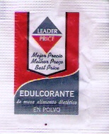 Sobres de edulcorantes de distribuidores de Argentina.