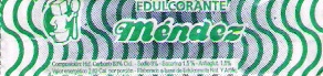 Sobres de edulcorantes de la marca de edulcorante argentina MÉNDEZ.