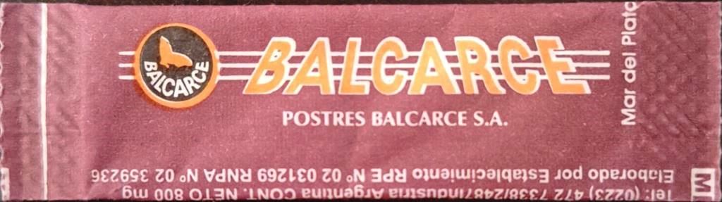 Sobres de edulcorantes del distribuidor BALCARCE de Argentina.