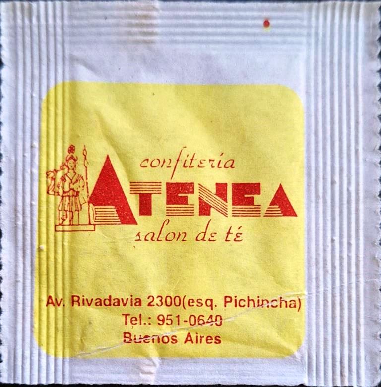 Sobres de edulcorantes del local de hostelería ATENEA.