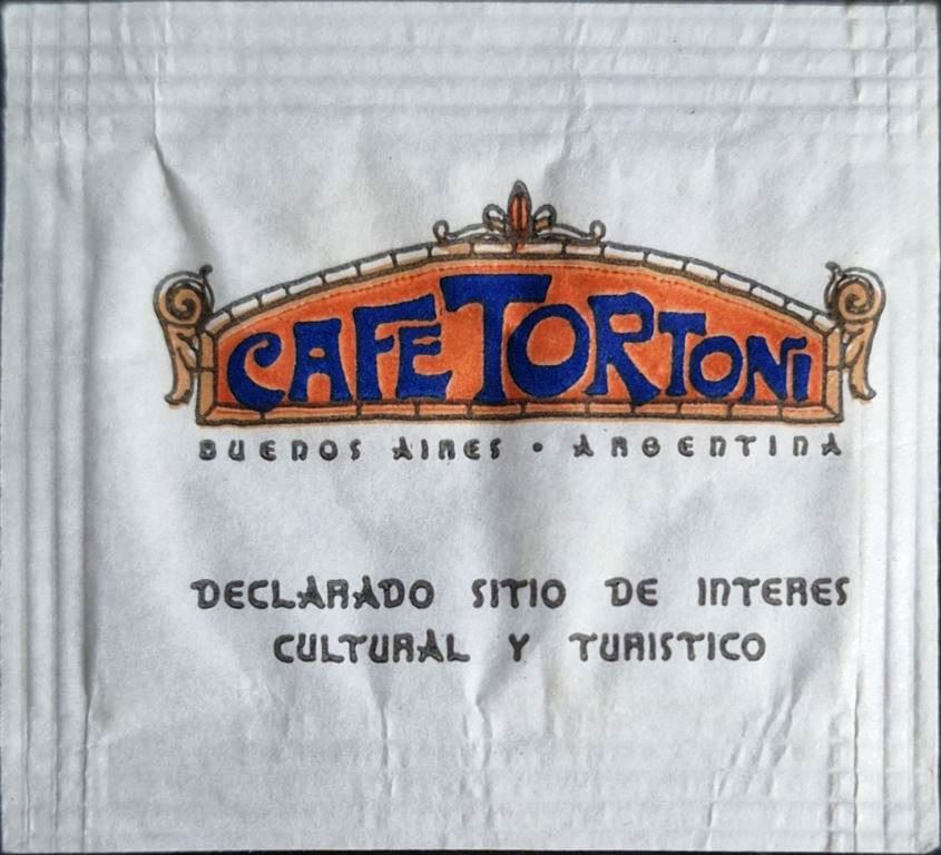 Sobres de edulcorantes del local de hostelería CAFÉ TORTONI.
