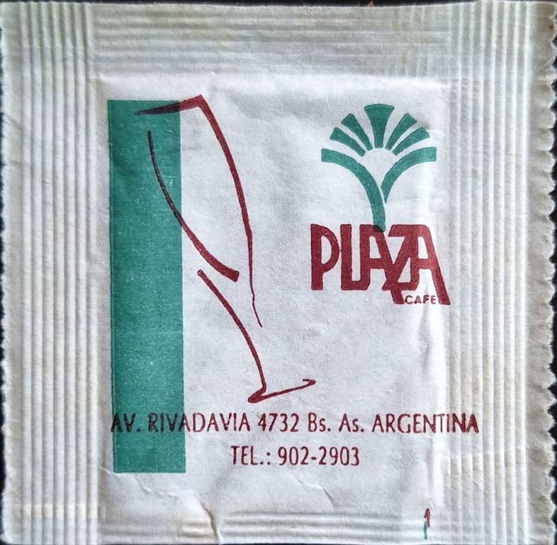Sobres de edulcorantes del local de hostelería PLAZA.