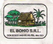 Sobres de edulcorantes de la marca de café argentina EL BOHIO.