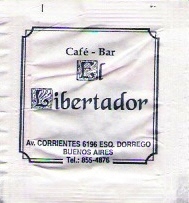 Sobres de edulcorantes de locales de hostelería de Argentina.