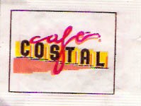 Sobres de edulcorantes de la marca de café argentina COSTAL.