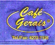 Sobres de edulcorantes de la marca de café argentina GERAIS.