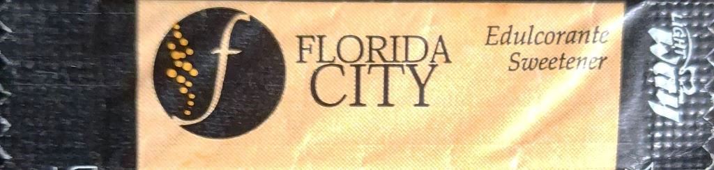 Sobres de edulcorantes del local de hostelería FLORIDA CITY.