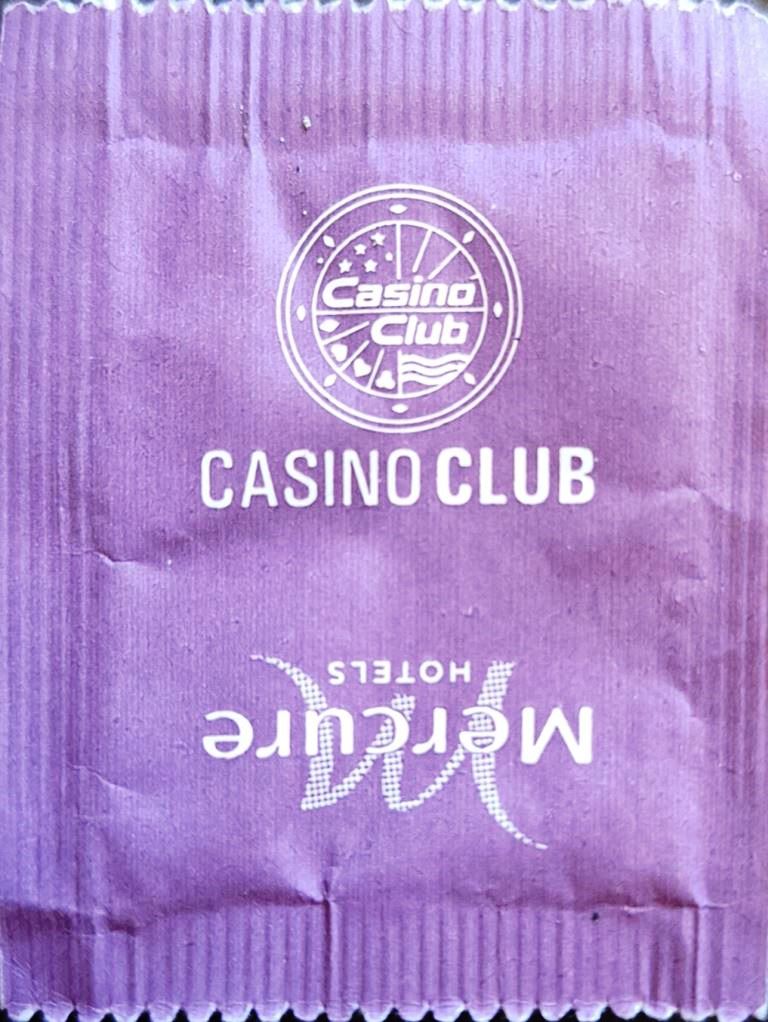 Sobres de edulcorantes del local de hostelería CASINO CLUB.