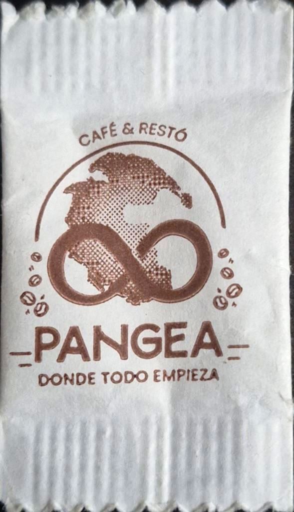 Sobres de edulcorantes del local de hostelería PANGEA.