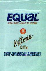 My personal collection of sweetener sachets from Australian coffee brands.