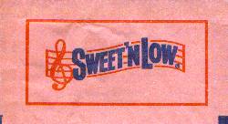My personal collection of sweetener sachets from the SWEET'N LOW sweetener brand.