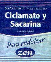 Sobres de edulcorantes de marcas de edulcorantes.