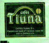Sobres de edulcorantes de la marca de café TIUNA