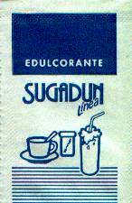 Sobres de edulcorantes de la marca de edulcorante SUGANDUN.