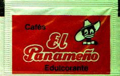Sobres de edulcorantes de la marca de café EL PANAMEÑO.