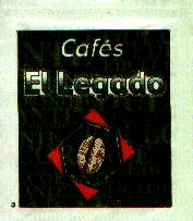 Sobres de edulcorantes de la marca de café EL LEGADO.