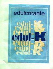 Sobres de edulcorantes de la marca de edulcorante EDUL-K