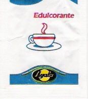 Sobres de edulcorantes de la marca de edulcorante AYALA