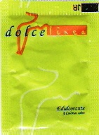 Sobres de edulcorantes de la marca de edulcorante DOLCE LINEA
