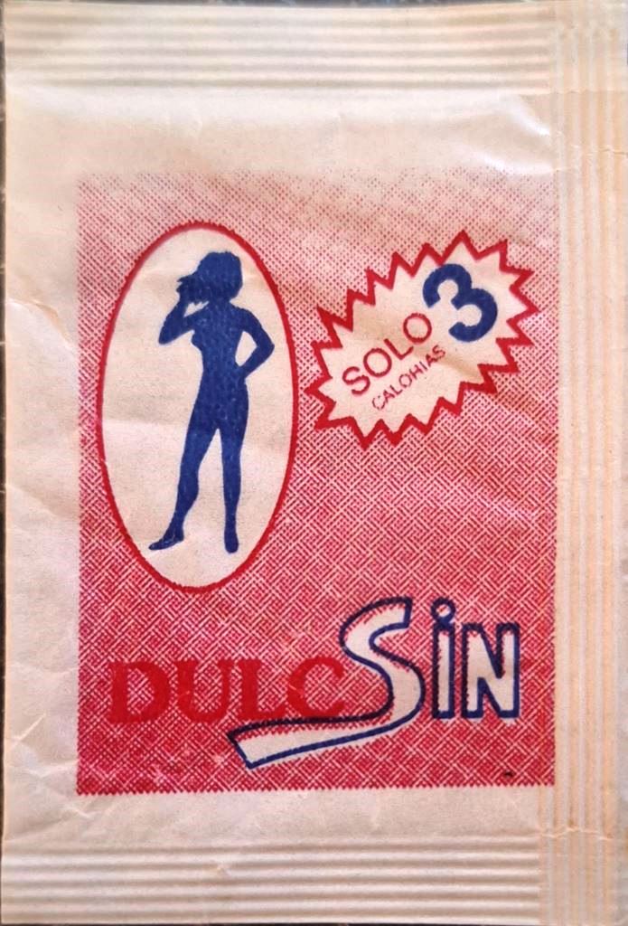 Sobres de edulcorantes de la marca de edulcorante DULCSIN