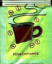 Sobres de edulcorantes de la marca de café ROVIRA.