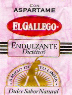 Mi colección personal de series de sobres de edulcorantes de España de la marca de café EL GALLEGO.