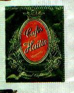 Sobres de edulcorantes de la marca de café HAITIN.