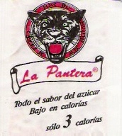 Sobres de edulcorantes de la marca de café LA PANTERA.