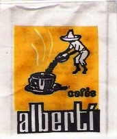 Sobres de edulcorantes de la marca de café ALBERTI.