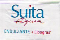 Sobres de edulcorantes de la marca de edulcorante SUITA.