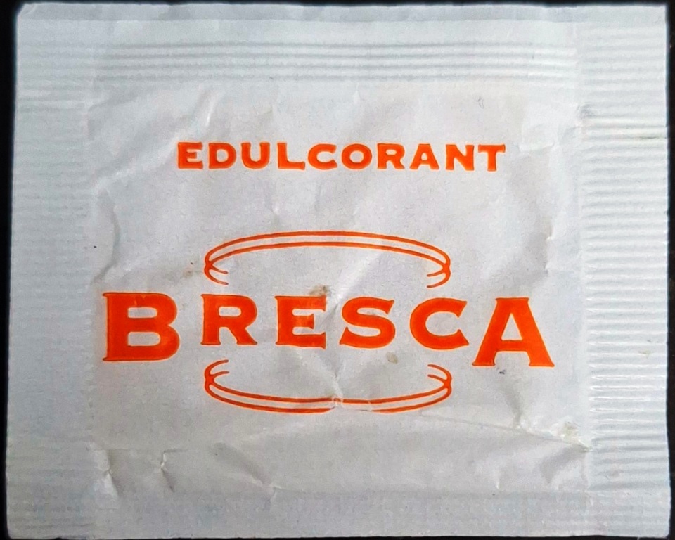 Sobres de edulcorantes de la marca de edulcorante BRESCA