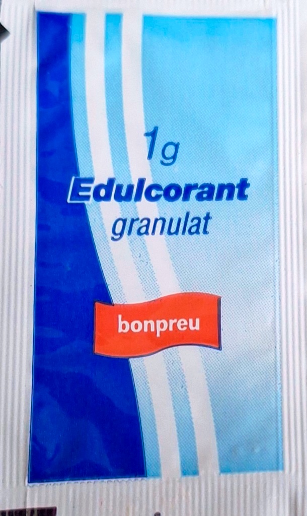 Sobres de edulcorantes de la marca de edulcorante BON PREU