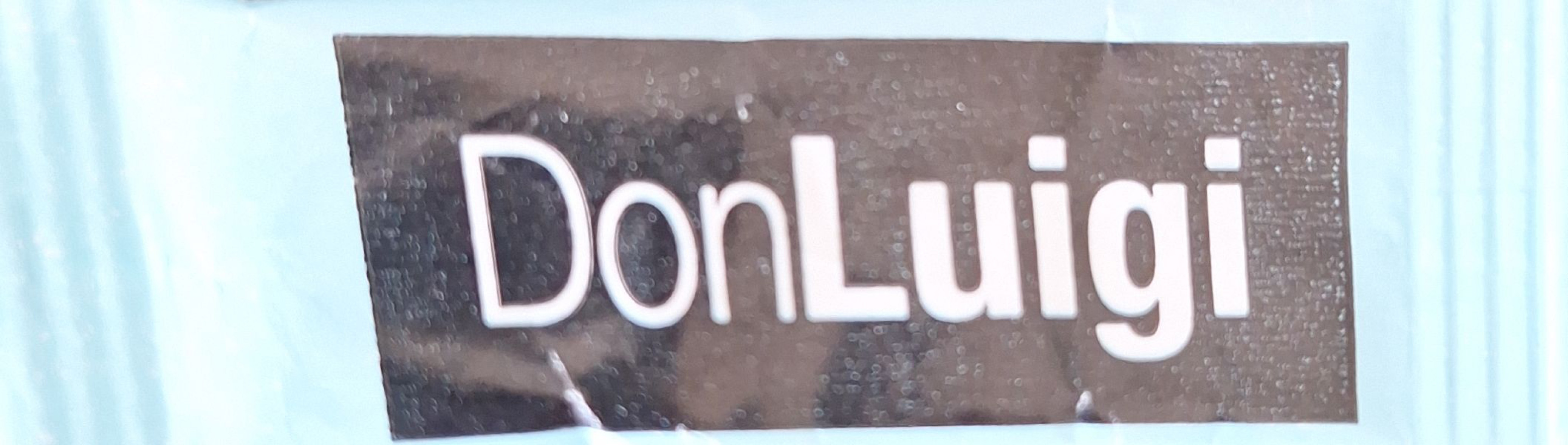 Sobres de edulcorantes de la marca de café DON LUIGI.