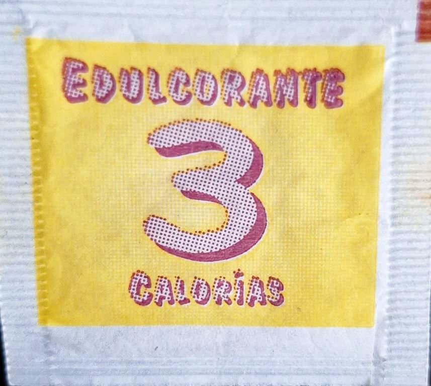 Sobres de edulcorantes de la marca de edulcorante DISEM