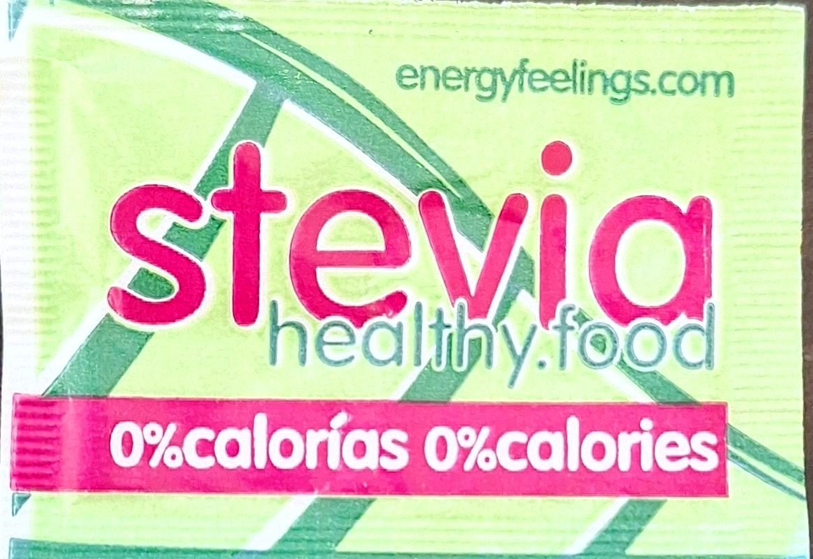 Sobres de edulcorantes de la marca de edulcorante TENTORIUM ENERGY.