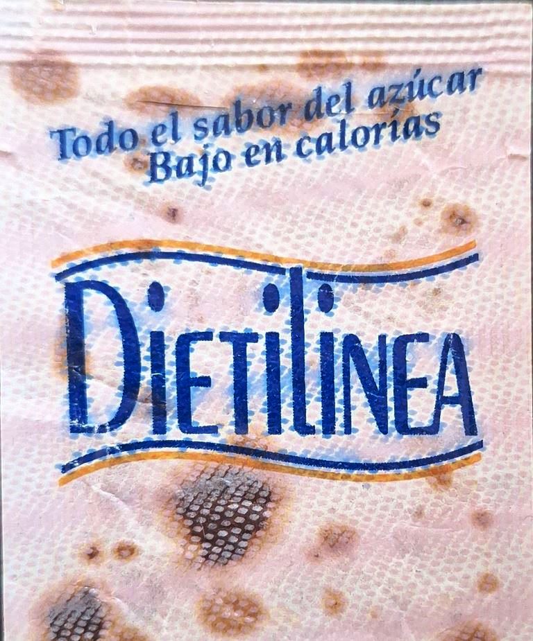 Sobres de edulcorantes de la marca de edulcorante DIETILINEA
