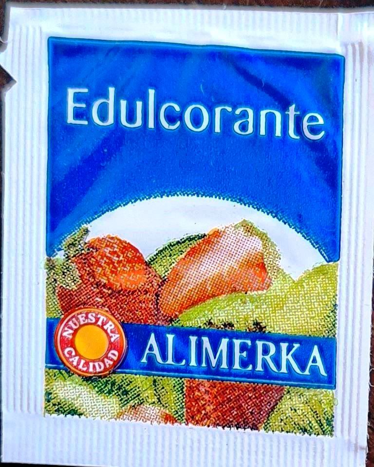 Sobres de edulcorantes de la marca de edulcorante ALIMERKA