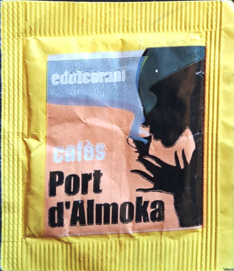 Sobres de edulcorantes de la marca de café PORT D'ALMOKA.