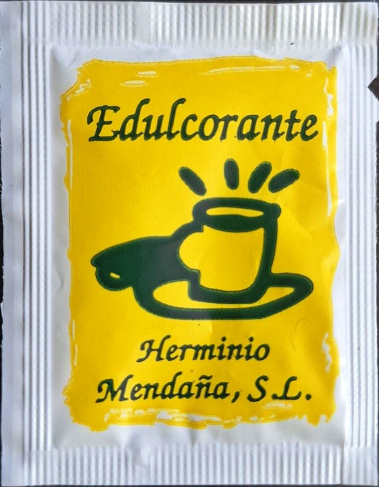 Sobres de edulcorantes de edulcorante HERMINIO MENDAÑA.