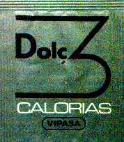 Sobres de edulcorantes de la marca de edulcorante DOLÇ3