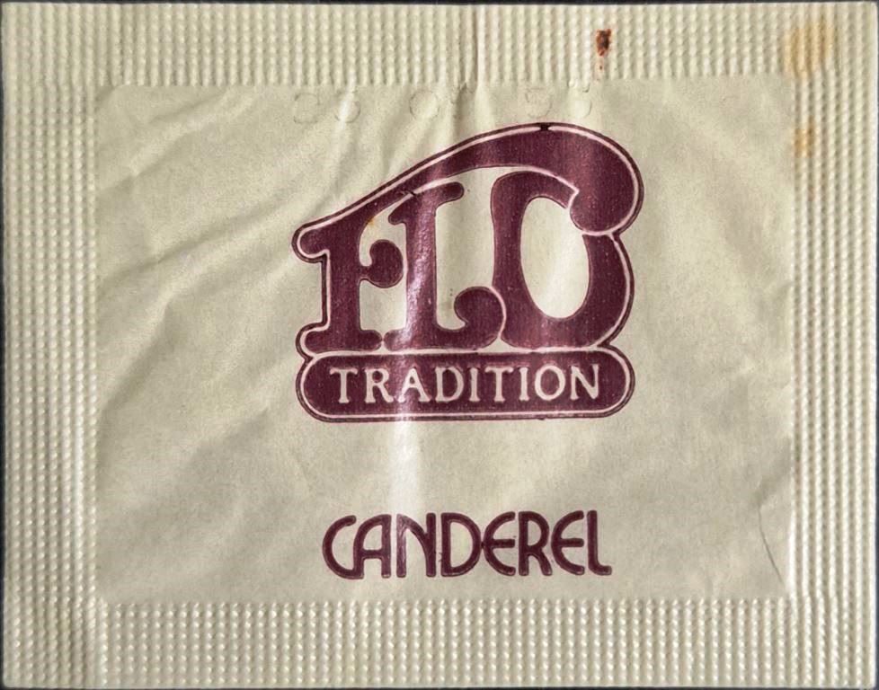 Sachets d'édulcorant CHR du FLO de France.