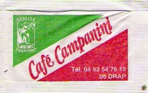 Sachets d'édulcorant CHR du CAFÉ CAMPANINI de France.