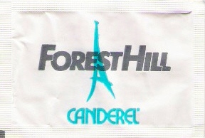 Sachets d'édulcorant de l'hôtel FOREST HILL de France.