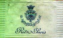 Sachets d'édulcorant de l'hôtel RITZ de France.