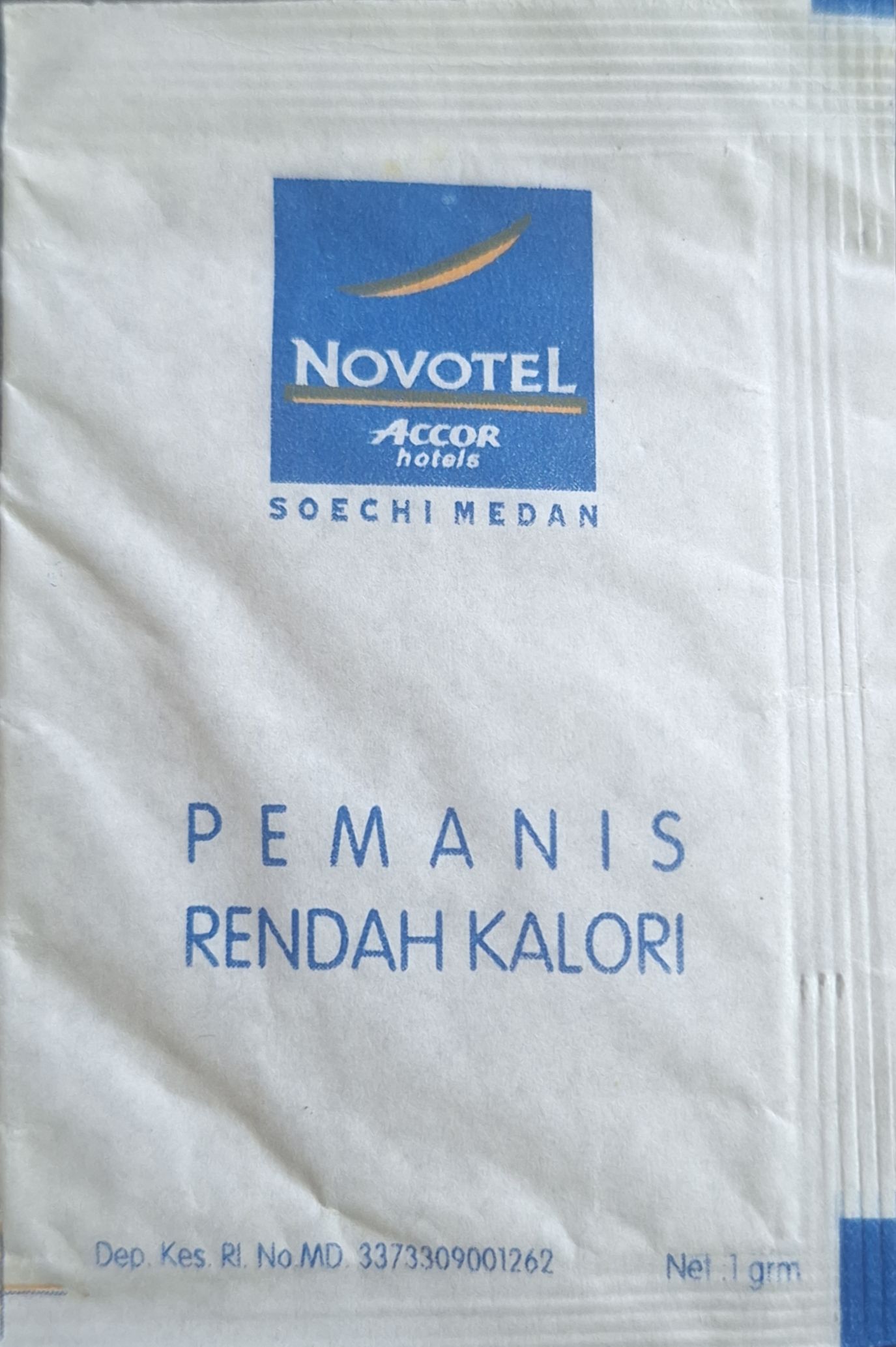 Koleksi pribadi sachet pemanis buatan dari hotel-hotel di Indonesia.
