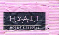 Sweetener packets from US hotels.